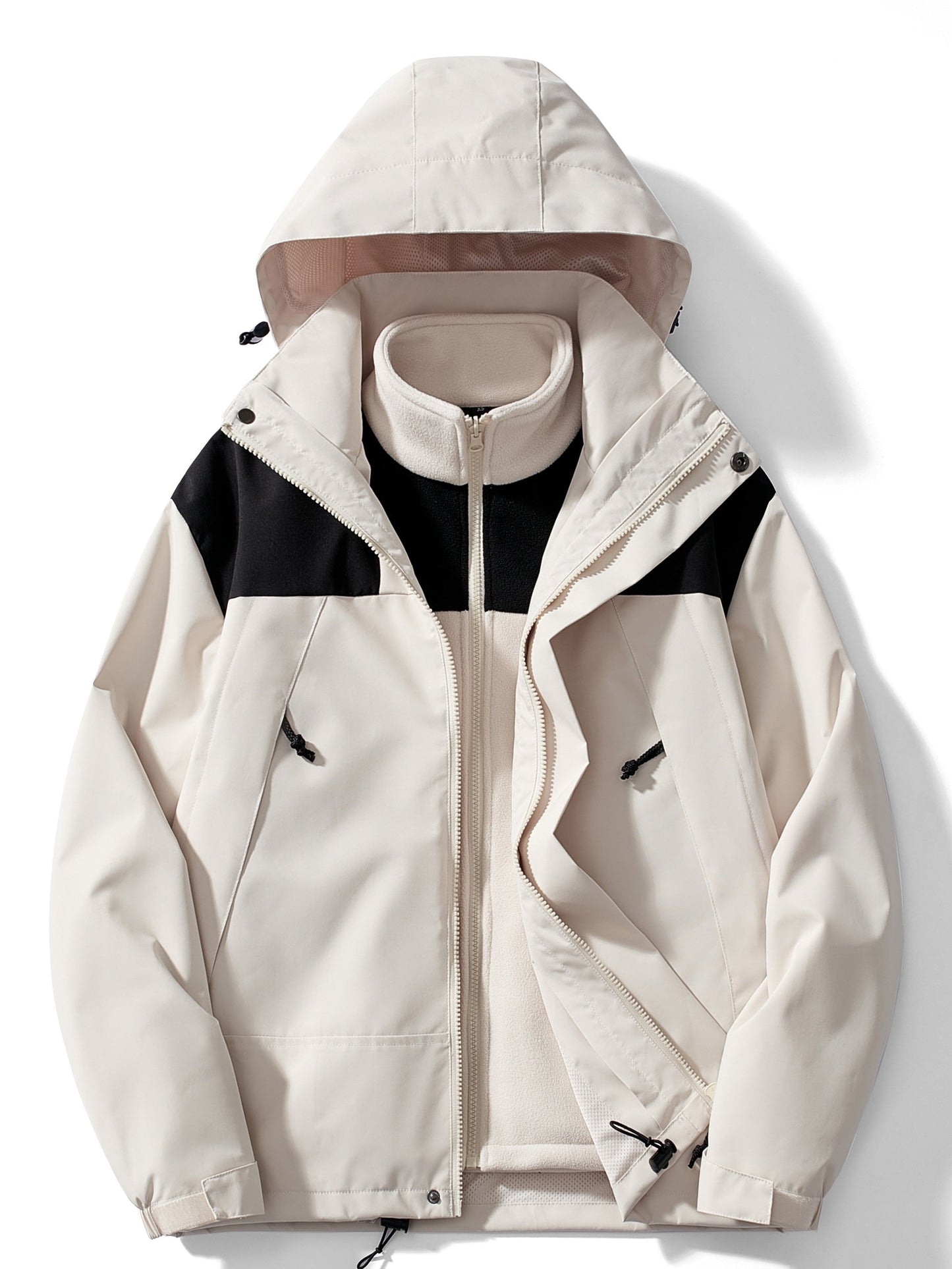 Warme, wasserdichte Winterjacke mit 3 Lagen – Godric