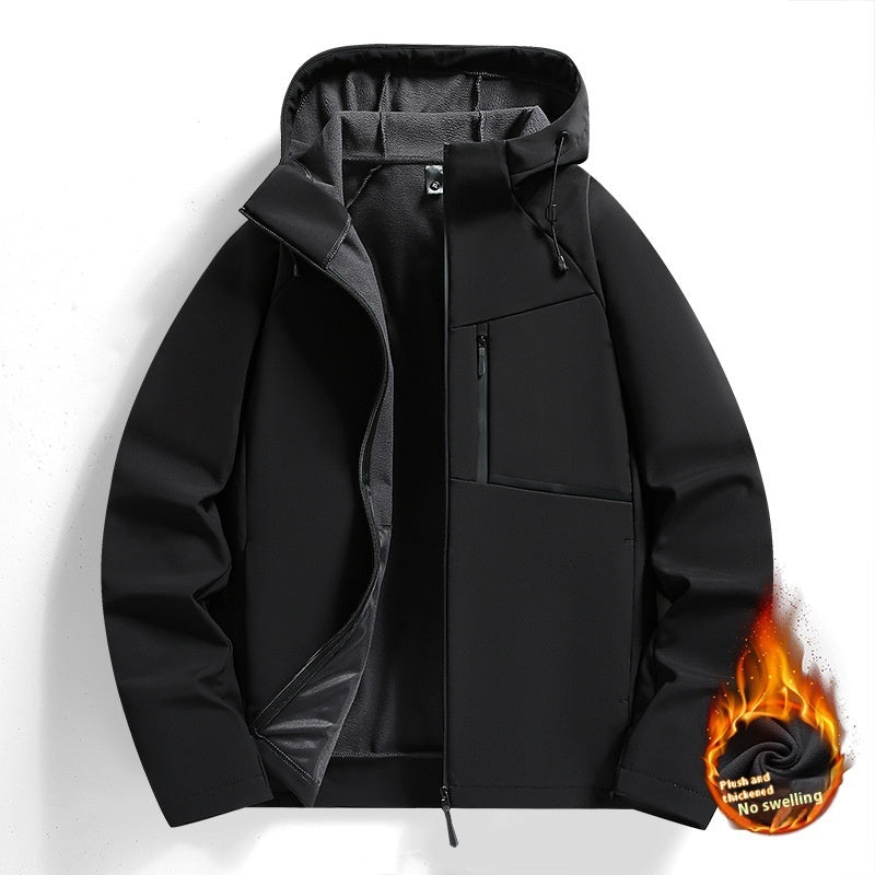 Herrenjacke Charlie: Gefütterte Winterjacke mit Fleece für Herbst und Winter