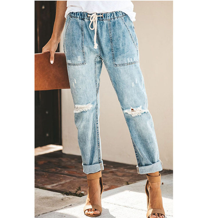 Stilzeits | Distressed-Jeanshose