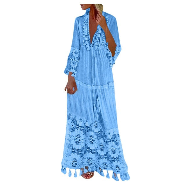 Fudus Bohemian Lace Dress
