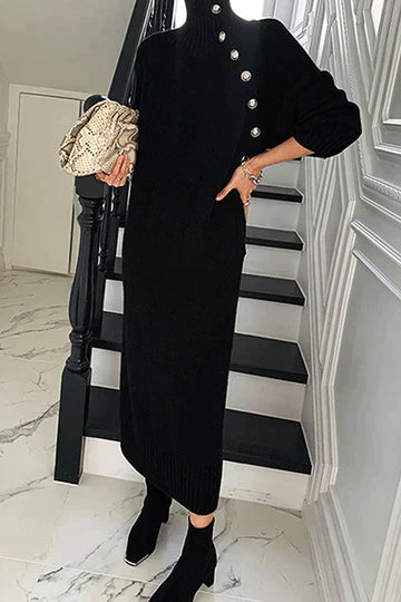 Stilzeits | Kleid mit Rollkragen