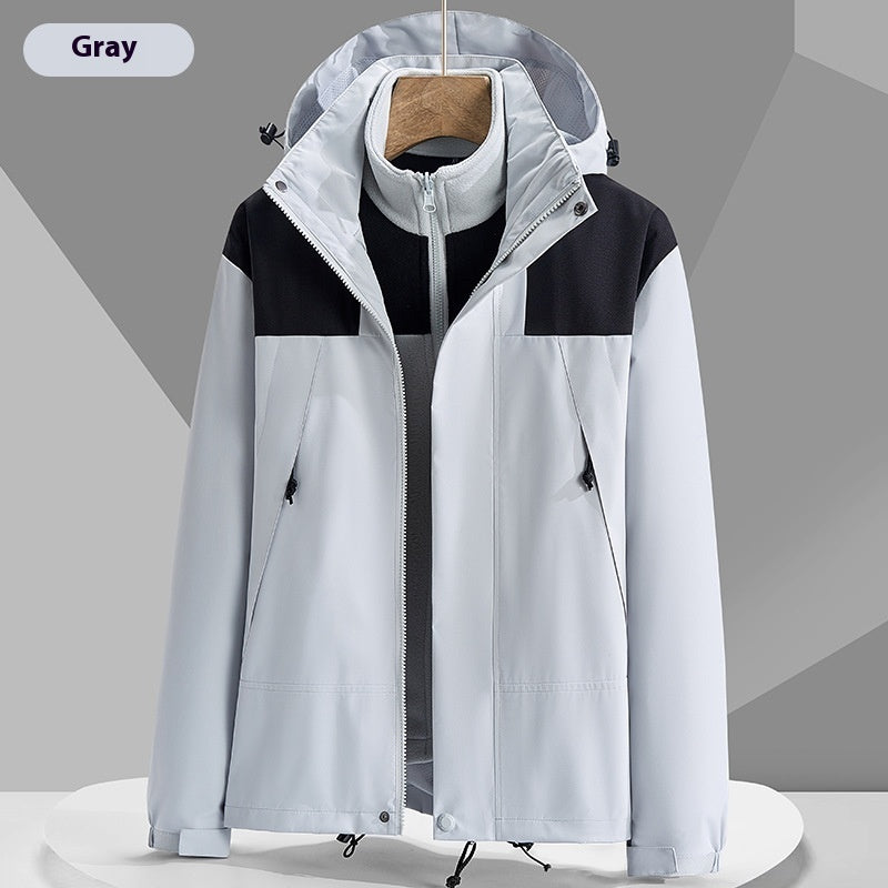 Conrad – Wasserdichte Unisex Regenjacke mit farbigen Details