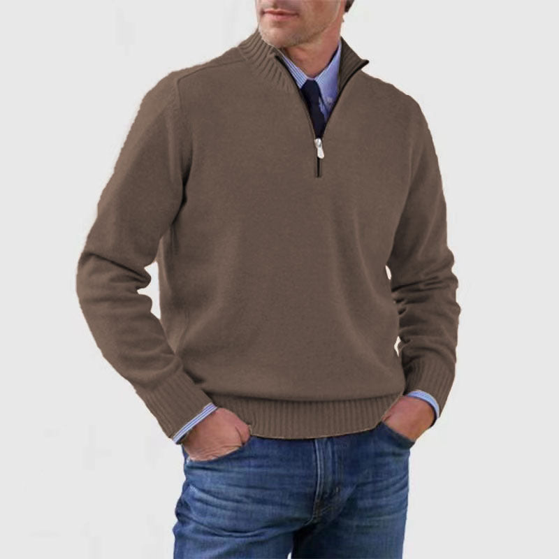 Ricky – Herren-Zipperjacke aus Strick