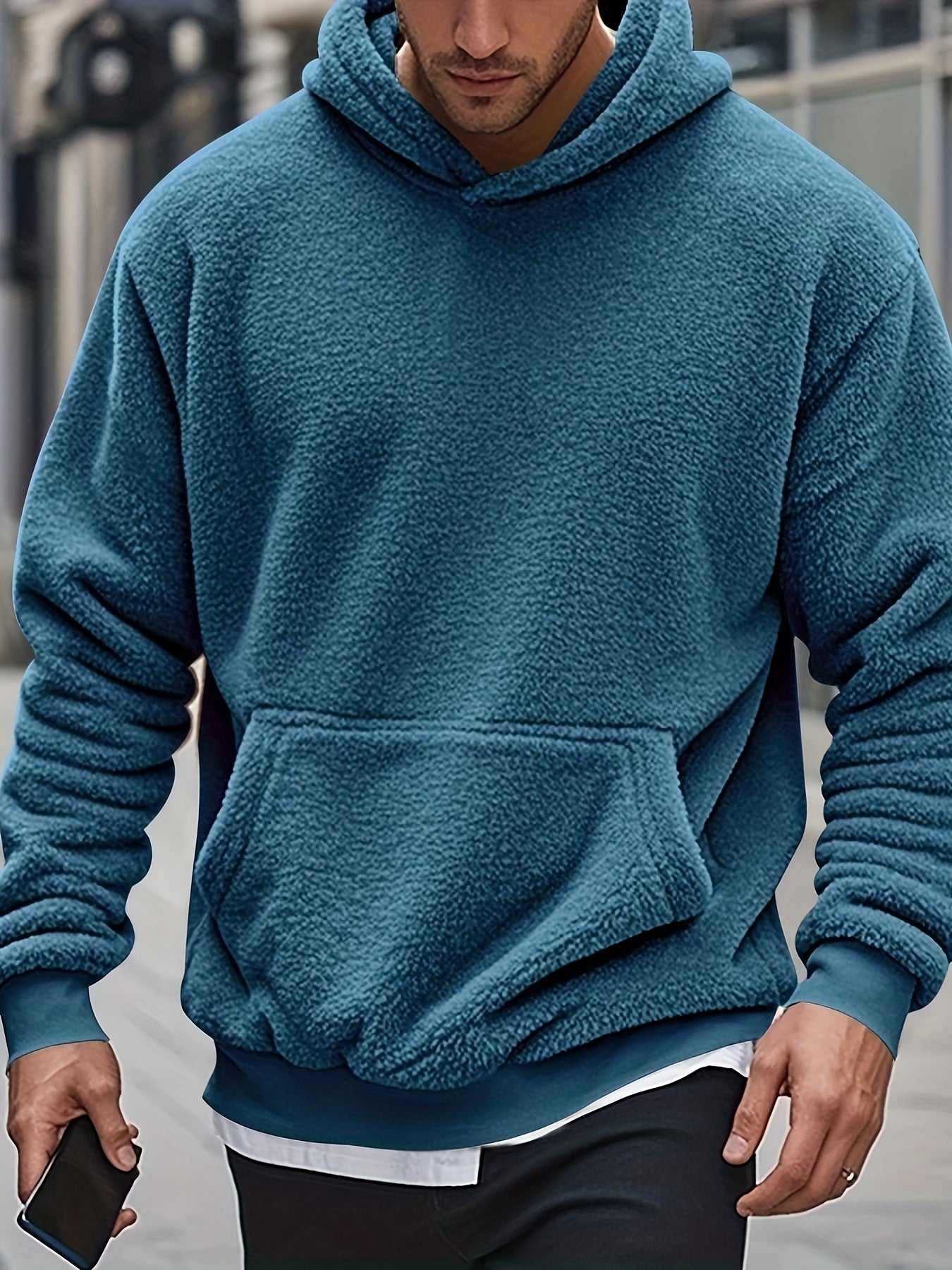 Stilzeits | Weiche Fleece-hoodie Polyester Komfort und Stil