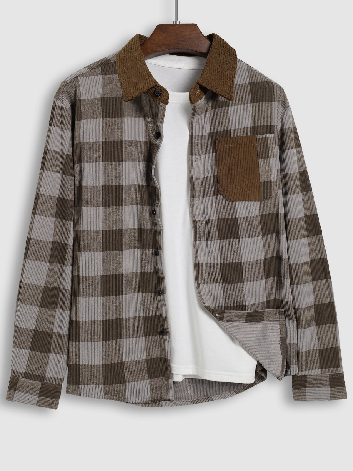 Vintage Hanji Kord Plaid Shirt