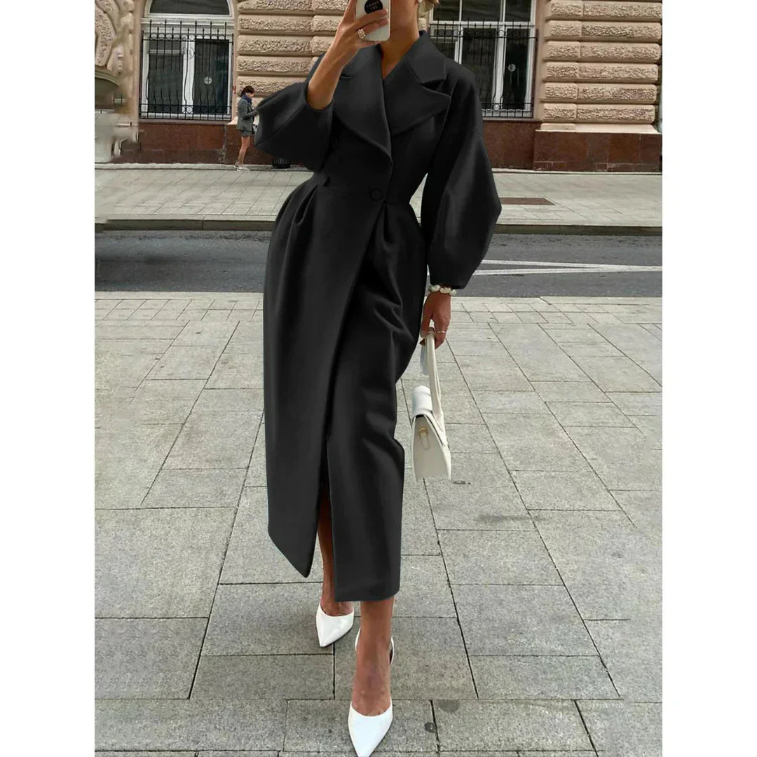 Stilzeits | Lange Jacke Klassischer Schnitt Zeitloser Stil