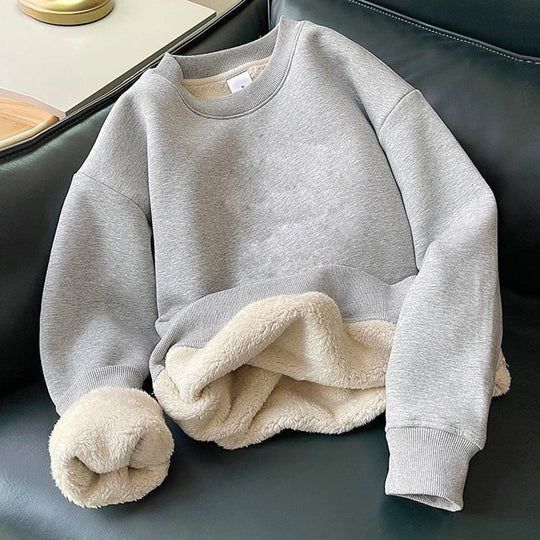 Weicher Damenpullover aus Kunstfell