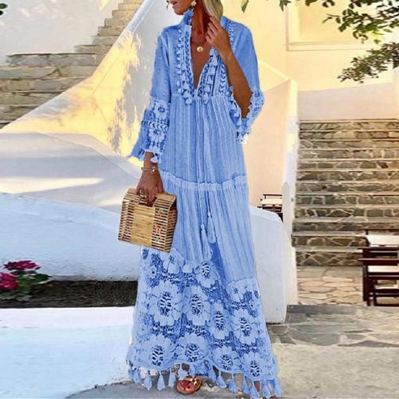 Fudus Bohemian Lace Dress