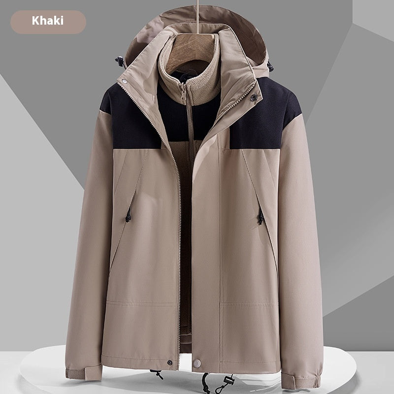 Conrad – Wasserdichte Unisex Regenjacke mit farbigen Details