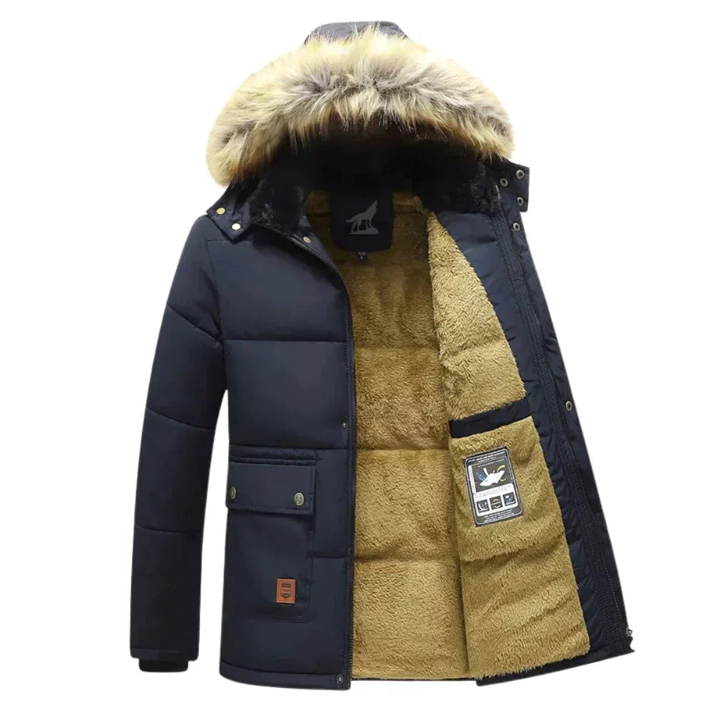 Herren Parka Mit Abnehmbarer Kapuze | Winter