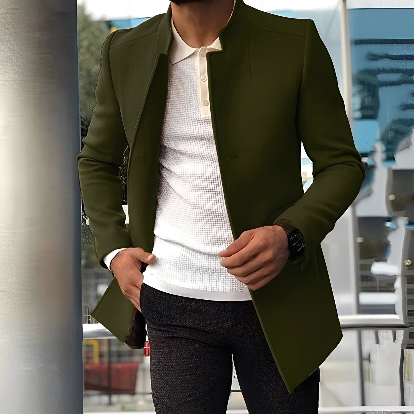 Stilzeits | Elegante Slim-Fit Jacke für Herren