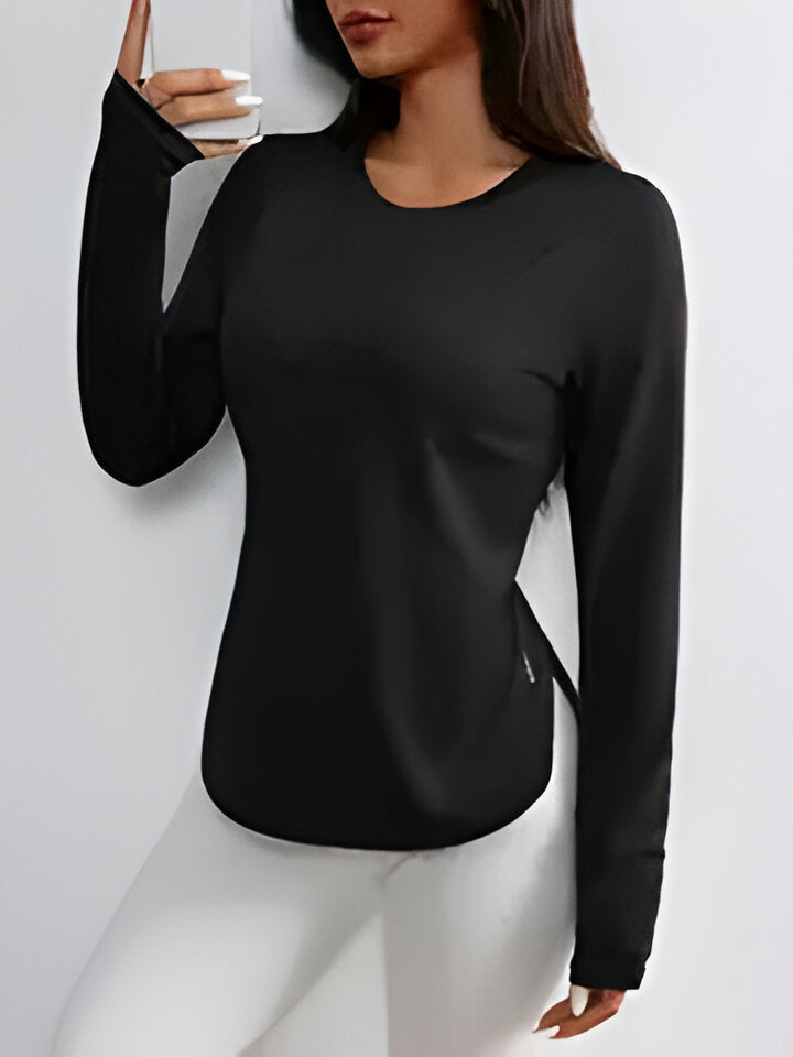 Sport-Top für Frauen von Fudus mit lässigem Rundhalsausschnitt