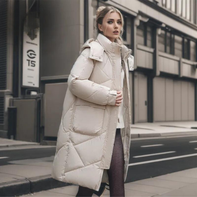 Stilzeits | Lange Jacke für Frauen Winter Warm