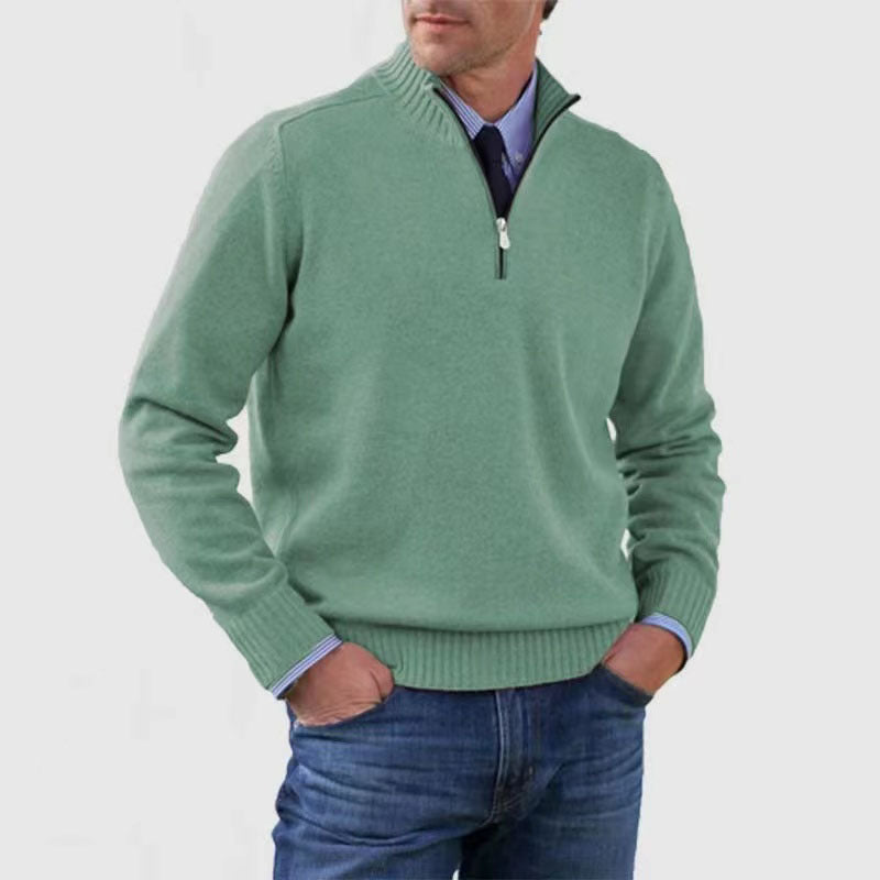 Ricky – Herren-Zipperjacke aus Strick