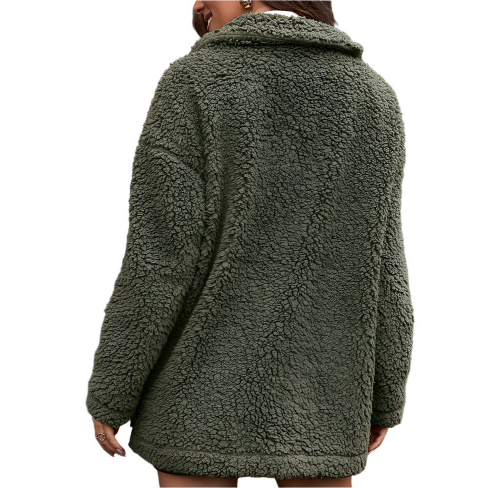 Stilzeits | Weich gefütterte Damen Fleecejacke mit Reißverschluss