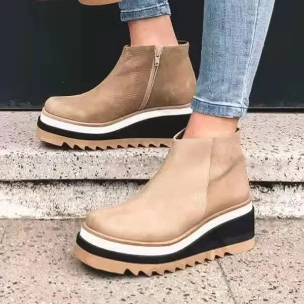 Carly Orthopädische Stiefel aus Leder