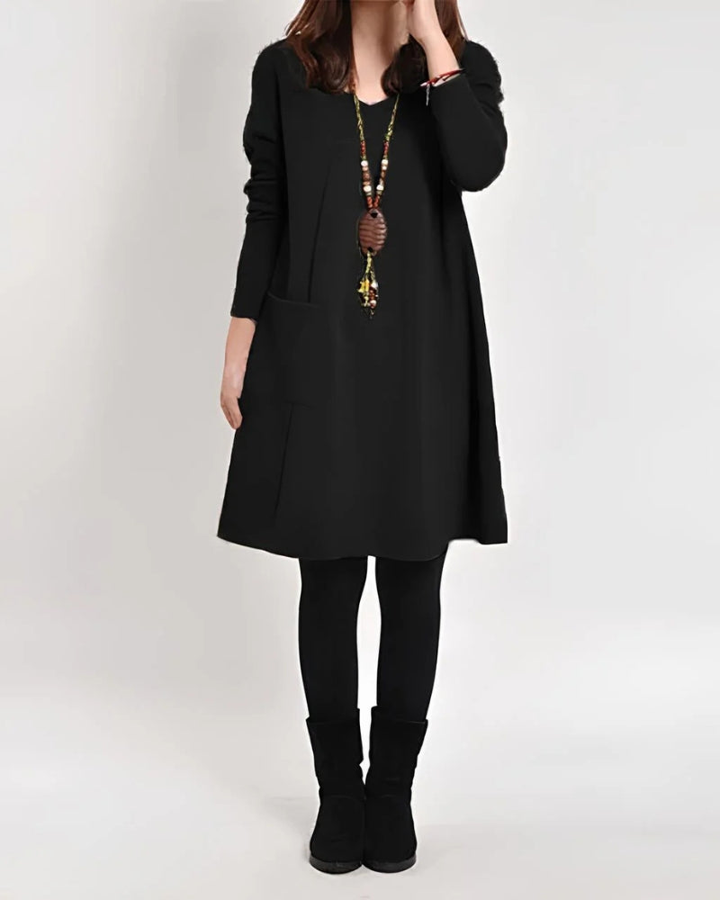 Stilzeits | Freizeitkleid mit Taschen