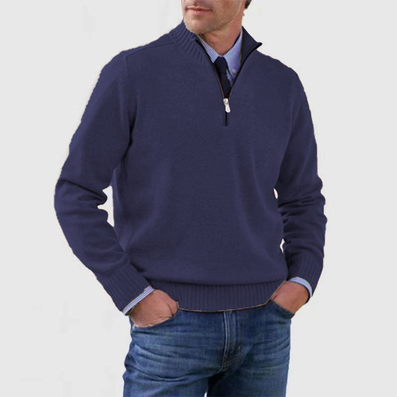 Ricky – Herren-Zipperjacke aus Strick