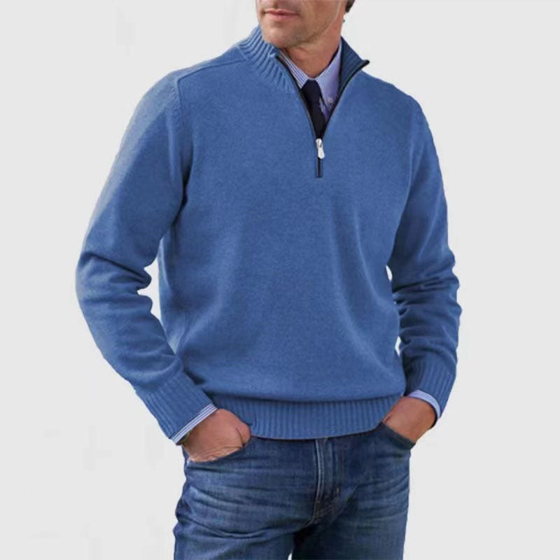 Ricky – Herren-Zipperjacke aus Strick