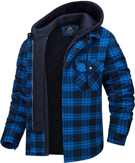 Nick: Herrenjacke aus dickem, gestepptem Karo