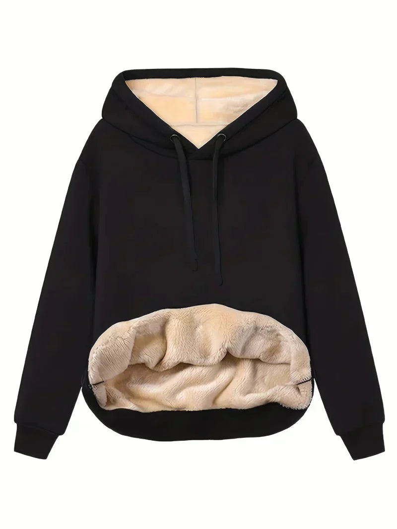 Weicher Sherpa-Hoodie für Damen