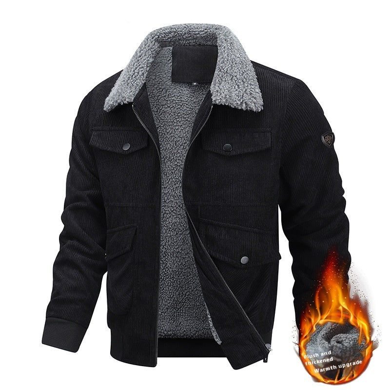 Herren-Fleecejacke Oliver mit Taschen