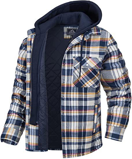 Nick: Herrenjacke aus dickem, gestepptem Karo