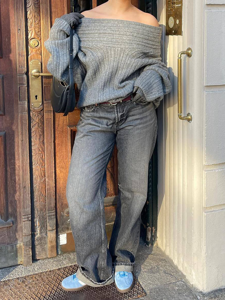 Stilzeits | Rippstrickpullover Weiche Wolle Elegant und Warm