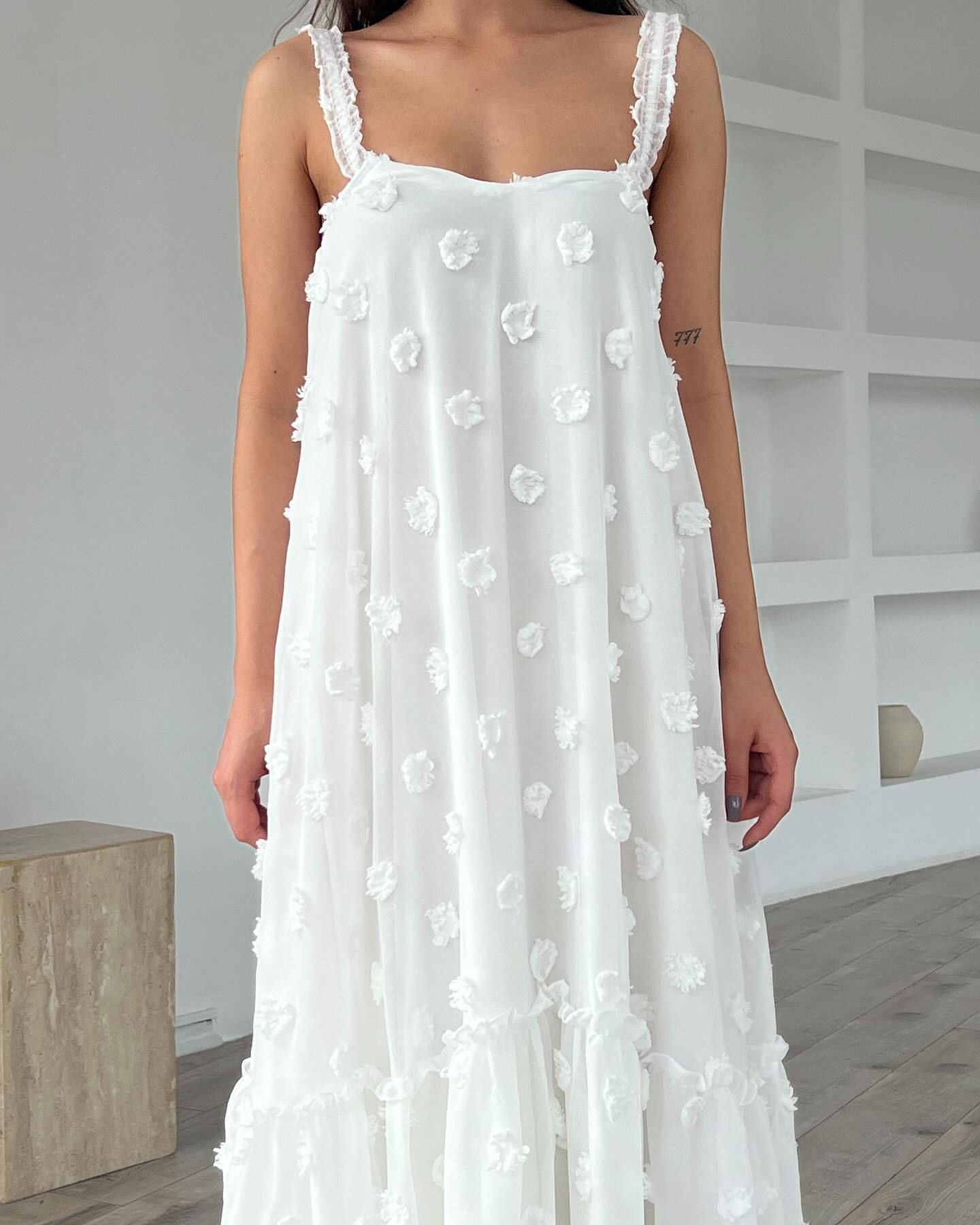 Fudus 3D Flower Swing Cake Dress