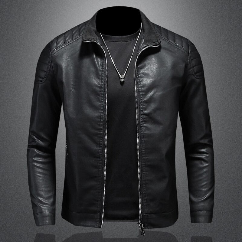 Hochwertige Lederjacke für Herren im stylischen Design