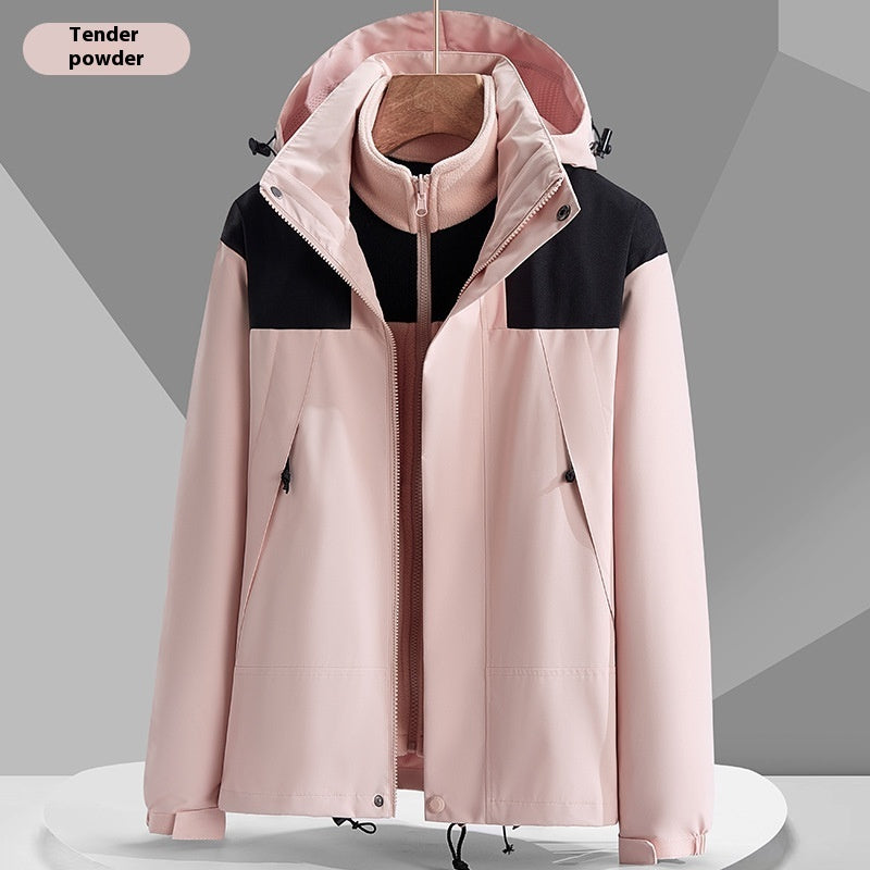 Conrad – Wasserdichte Unisex Regenjacke mit farbigen Details