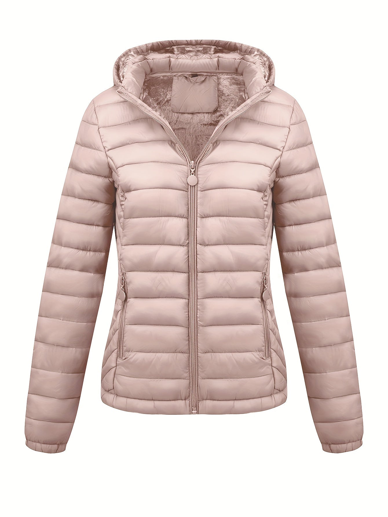 Wikran Damen Steppjacke mit Reißverschluss