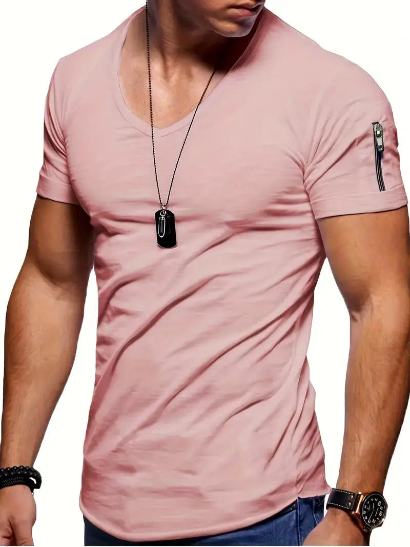 Herren T-Shirt mit V-Ausschnitt - Modell Jaden