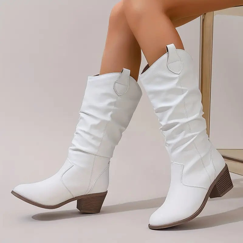 Stilzeits | High Heel Maillard V-Mund Skinny Boots