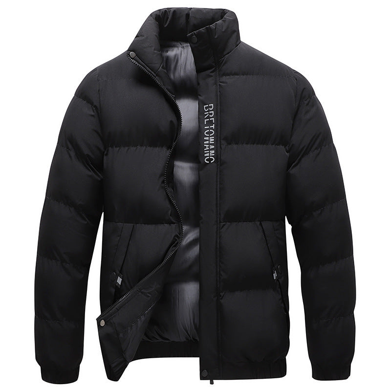 Franks warme, gesteppte Daunenjacke für Herren