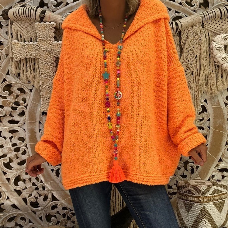 Damen Kapuzenpullover aus weichem Material mit lässigem Schnitt Stilzeits