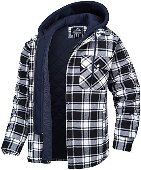 Nick: Herrenjacke aus dickem, gestepptem Karo