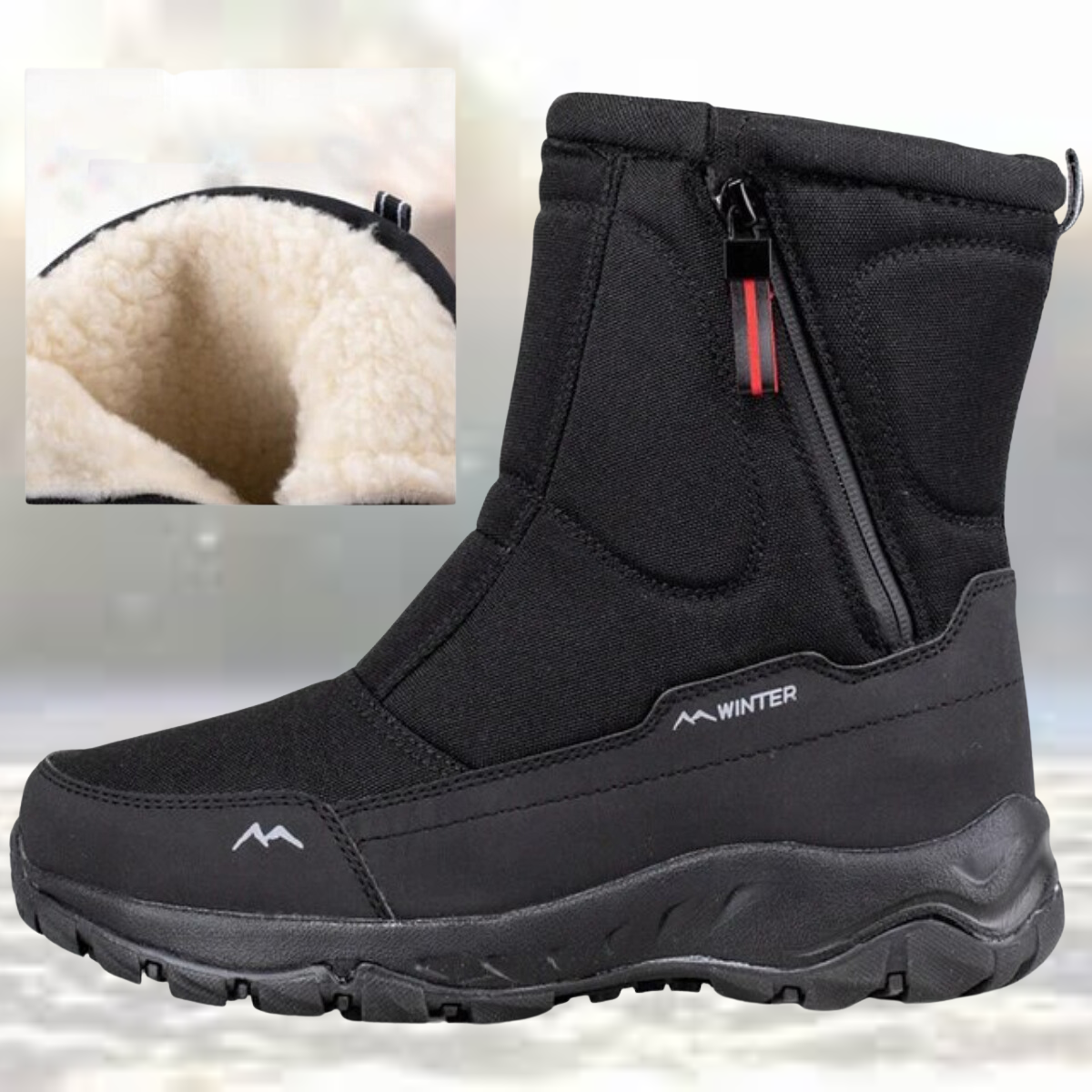 Schicke Lillie Waden-Schneestiefel