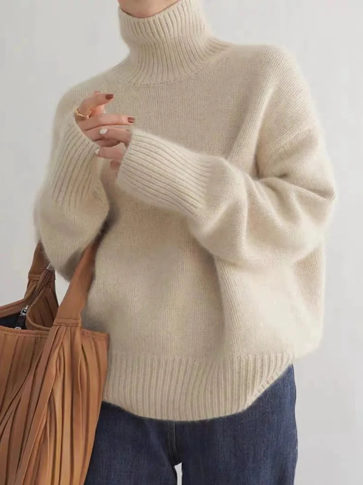Anna Rollkragenpullover aus Wolle