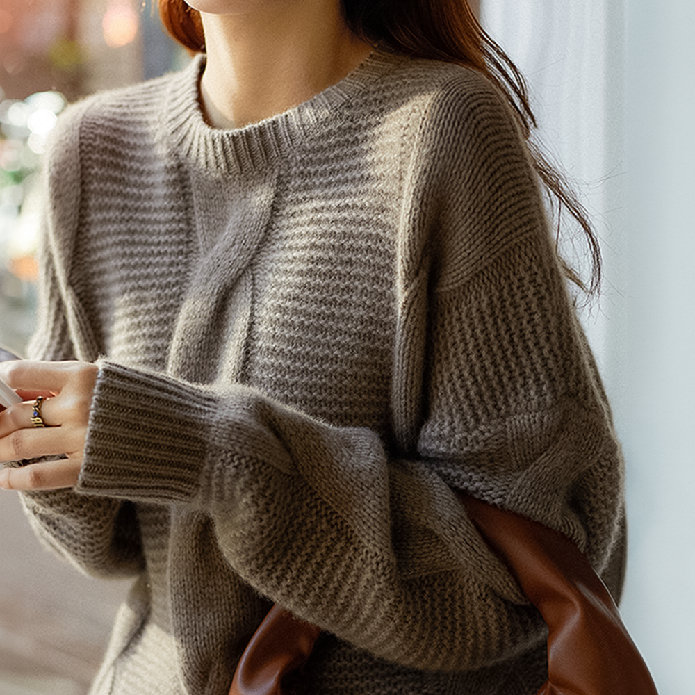Stilzeits | Cashmere Couture Cable-Knit Pullover
