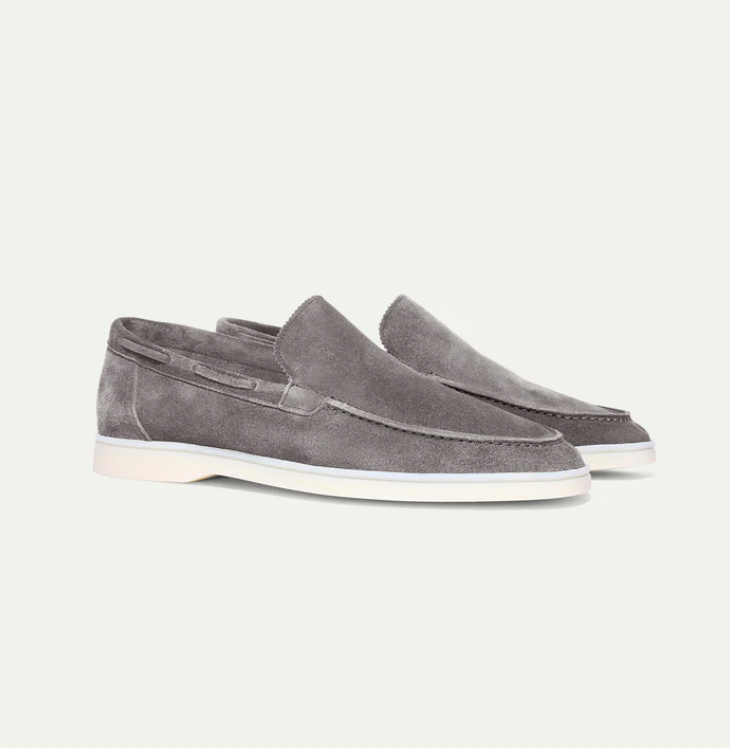 Lorenzo: Klassische Herren-Slipper aus Wildleder