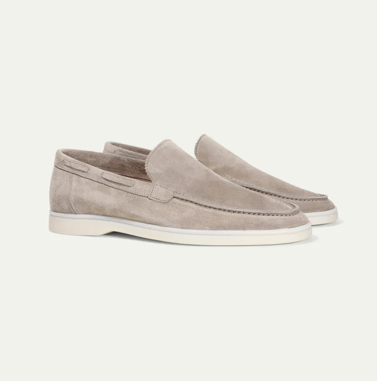 Lorenzo: Klassische Herren-Slipper aus Wildleder