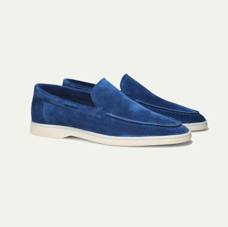 Lorenzo: Klassische Herren-Slipper aus Wildleder