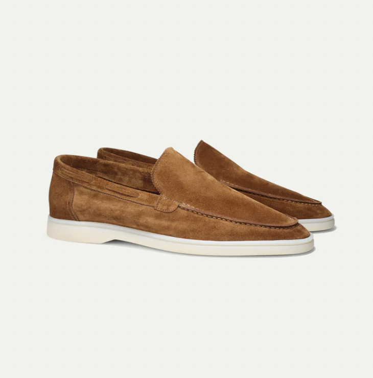Lorenzo: Klassische Herren-Slipper aus Wildleder