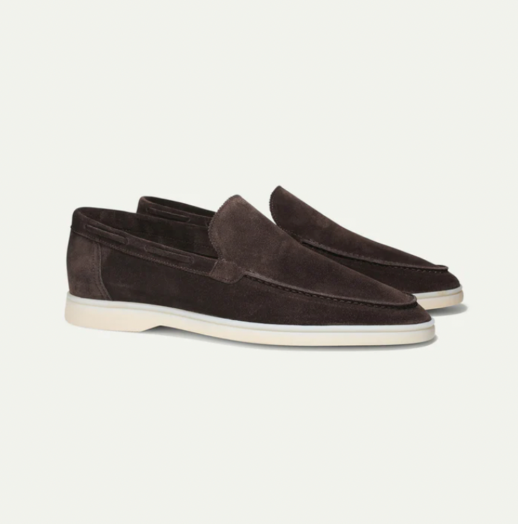 Lorenzo: Klassische Herren-Slipper aus Wildleder