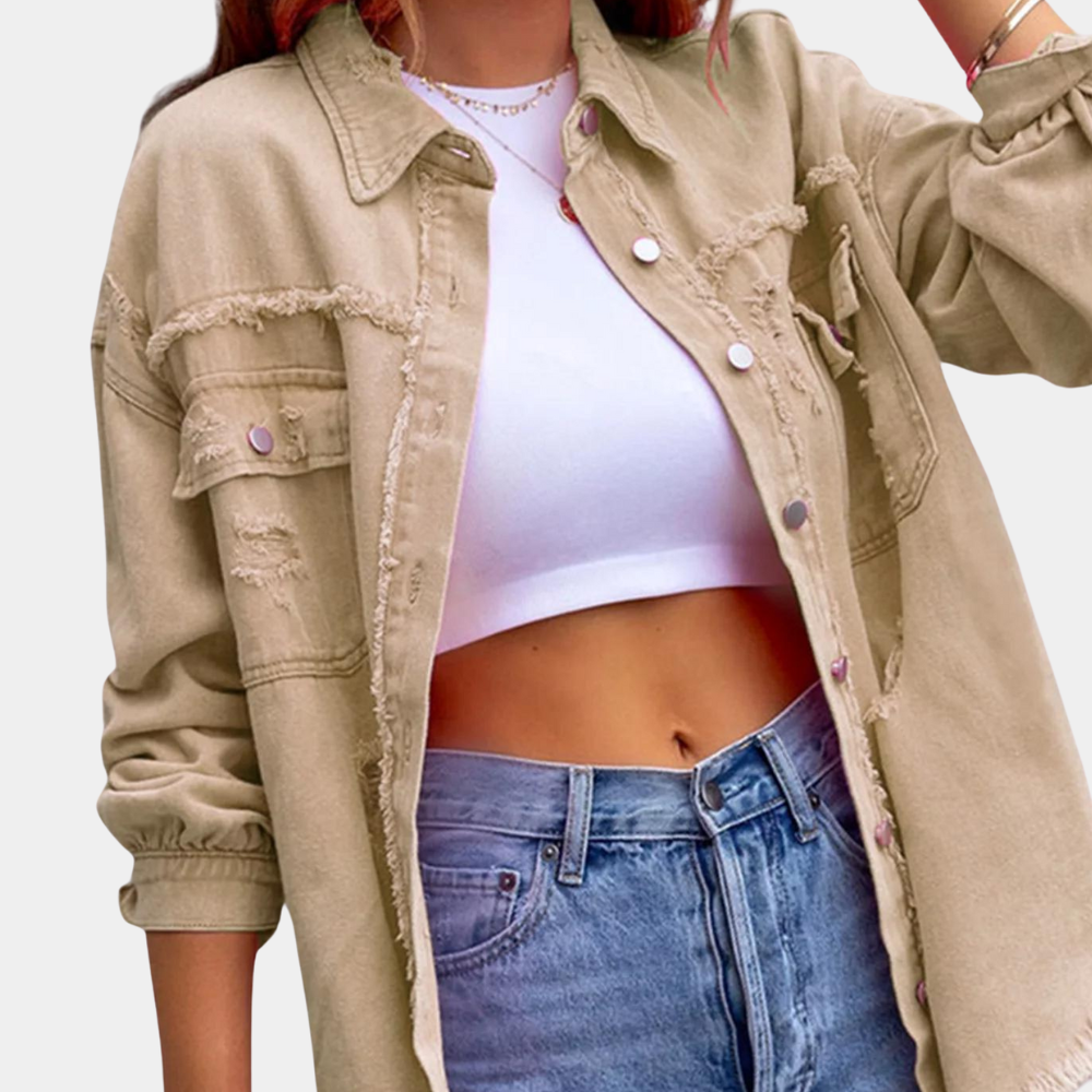 Trendige, moderne Bluse für Damen in schickem Design