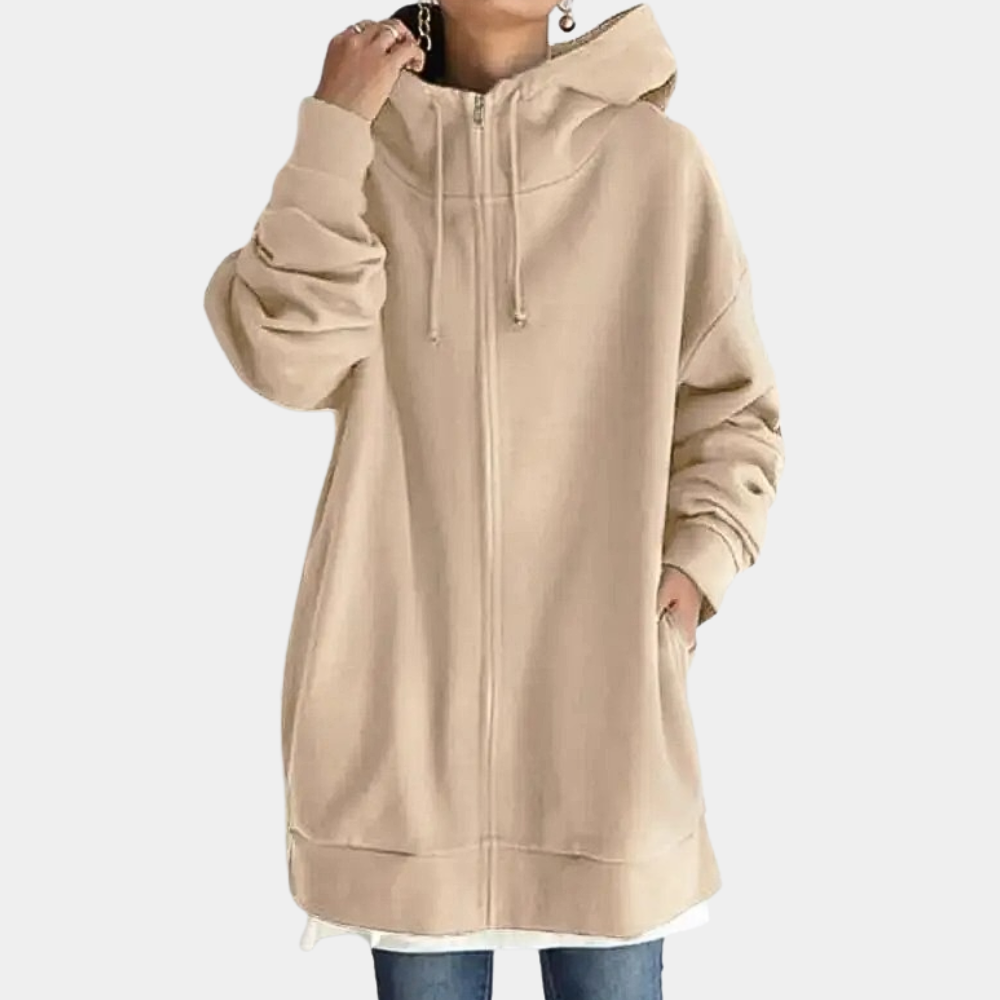 Stilzeits | Herbst Hoodie mit Reißverschluss für Frauen
