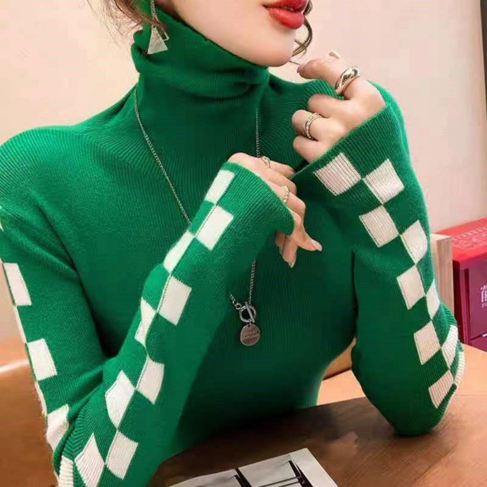 Trendiger, kuscheliger Damen-Rollkragenpullover Justine für einen stylischen Look