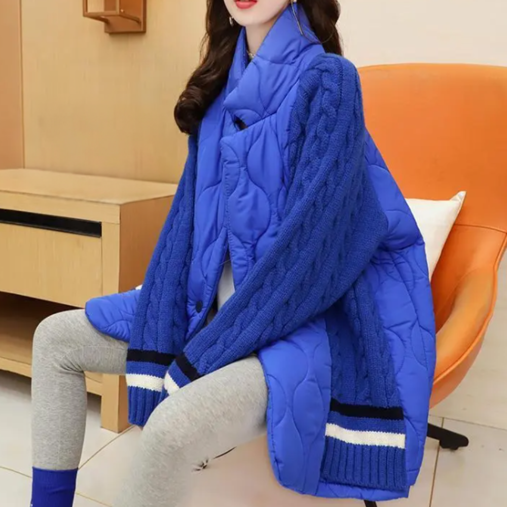 Stilvolle, warme Damen-Strickjacke OHANA für den Winter