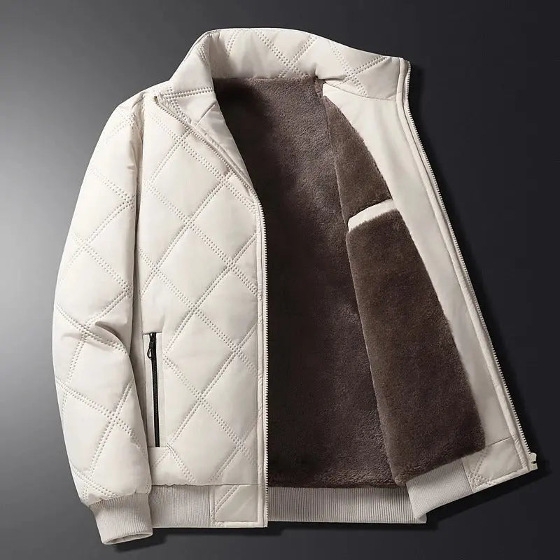 Herren Winterjacke mit winddichtem Fleecefutter